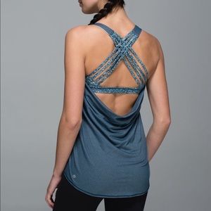 Lululemon Wild Tank Heathered Alberta Lake